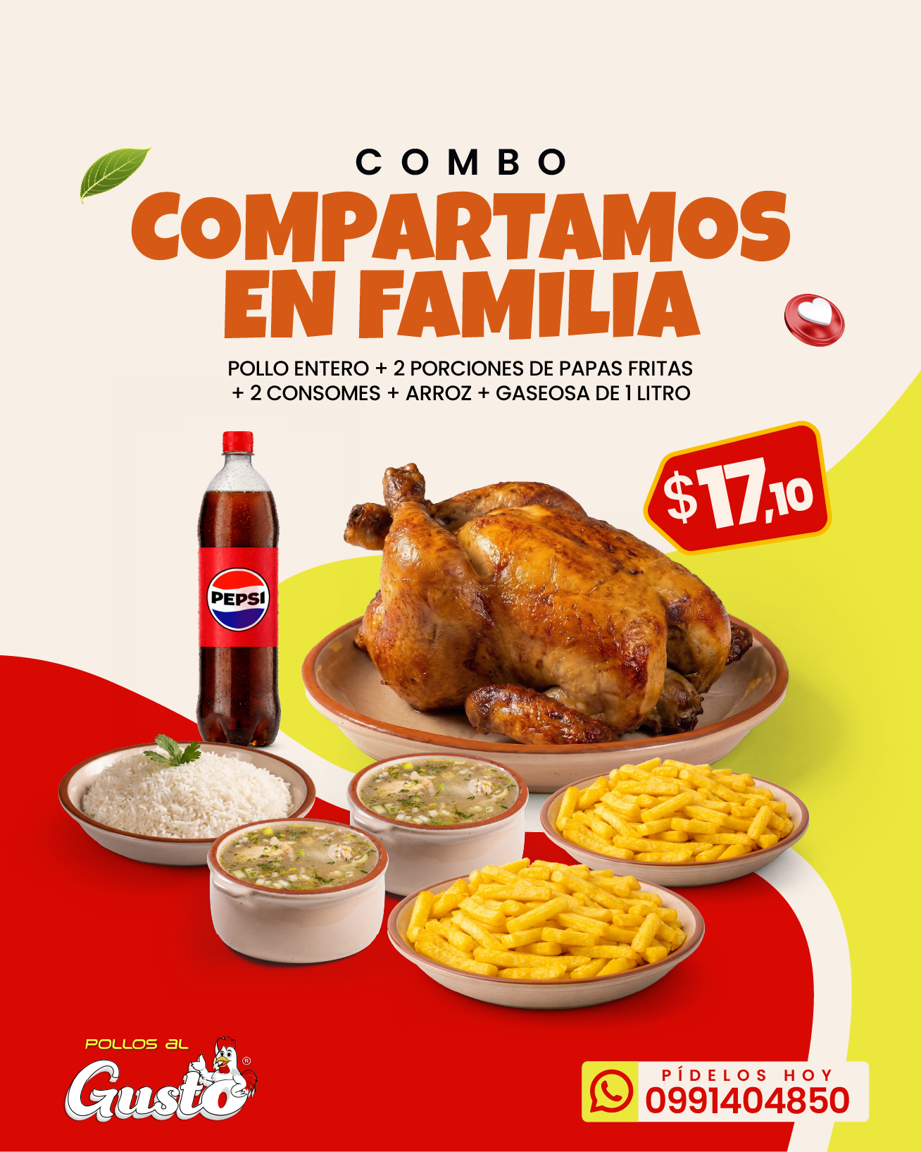 COMBO COMPARTAMOS EN FAMILIA-POLLOS AL GUSTO-MENU - CATEGORIA FAMILIAR@2x