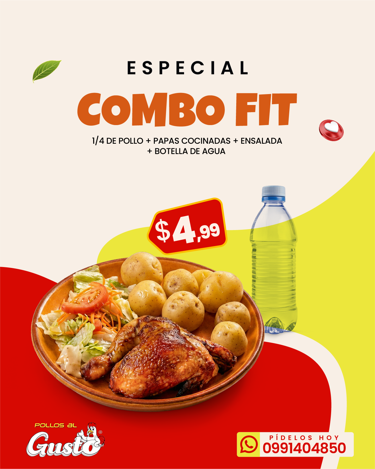 COMBO FIT -POLLOS AL GUSTO-MENU - CATEGORIA ESPECIAL@2x