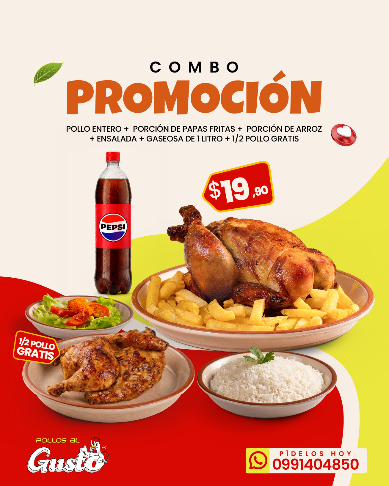 COMBO PROMOCIÓN-POLLOS AL GUSTO-MENU - CATEGORIA FAMILIAR@2x
