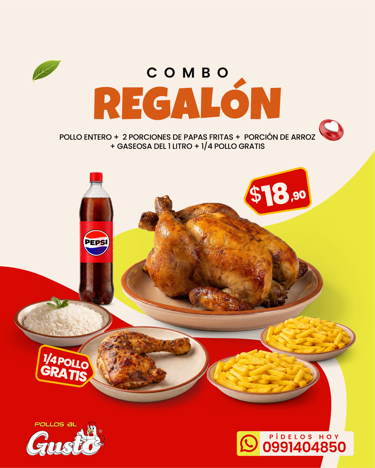 COMBO REGALON-POLLOS AL GUSTO-MENU - CATEGORIA FAMILIAR@2x