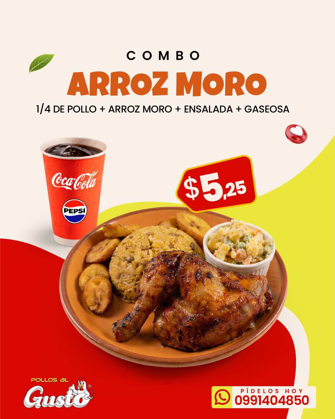 ESPECIALES ARROZ MORO -POLLOS AL GUSTO-MENU - CATEGORIA ESPECIAL@2x