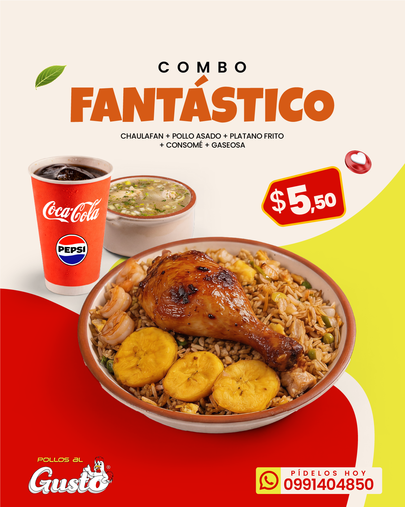 ESPECIALES FANTASTICO -POLLOS AL GUSTO-MENU - CATEGORIA ESPECIAL@2x